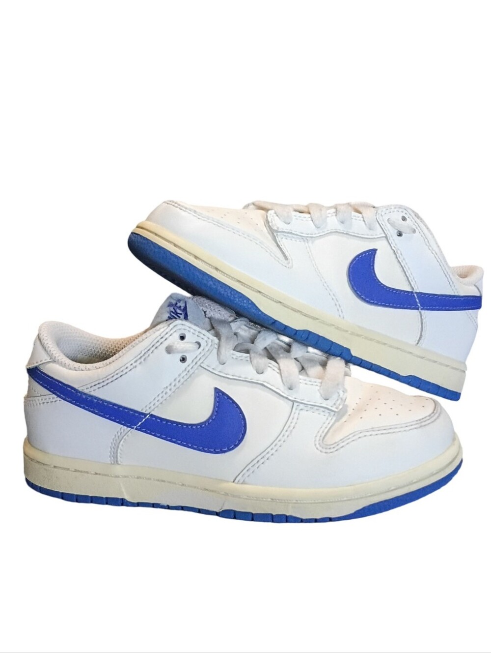 Nike Dunk Low Sneakers GS | "Summit White Hyper Royal" | Size 1Y